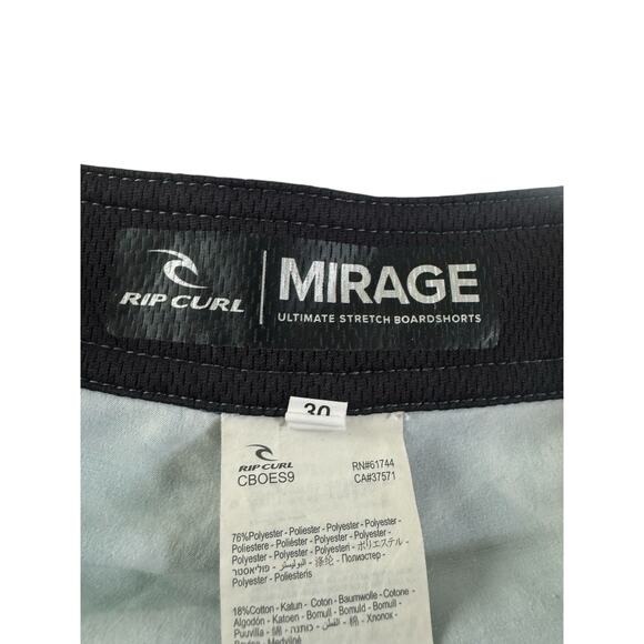 Rip Curl Board Shorts Mens 30 Waist Floral Hawaiian Stretch Mirage #5693 - Picture 6 of 15
